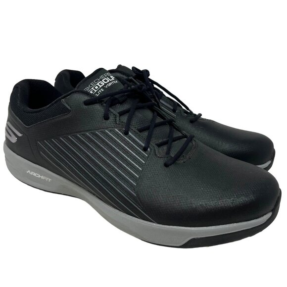 Skechers Mens GoGolf Elite Vortex Waterproof Black Golf Shoes Sz 12‎ - NEW main image 9